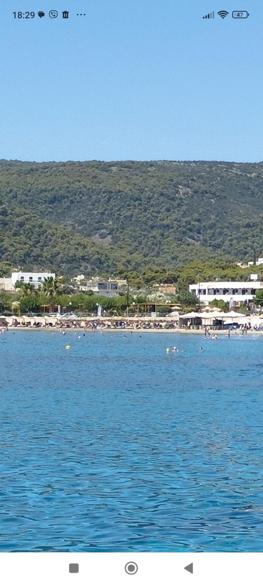 Παραθαλασσιο Στουντιο Μιχαλιας Sea View Studio Michalias Νουμερο 8 Agia Marina  Exterior foto